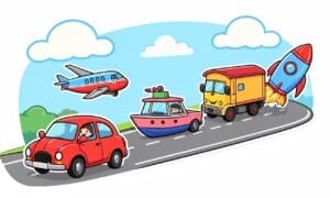 Imagen de portada para Memorama: Medios de Transporte