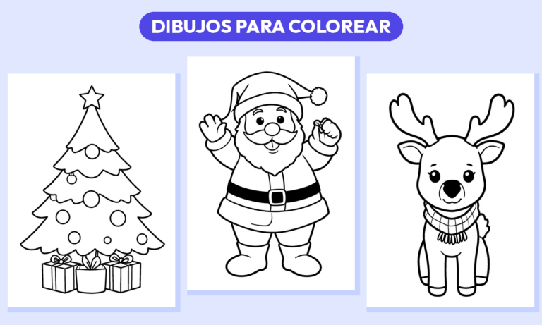 Dibujos Navideños para colorear