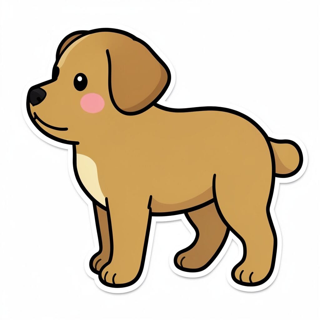 Carta de Perro grande