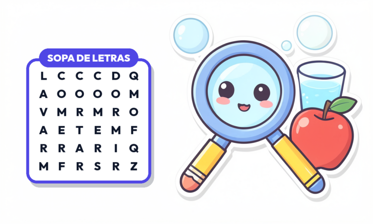Sopa de Letras de Hábitos Saludables