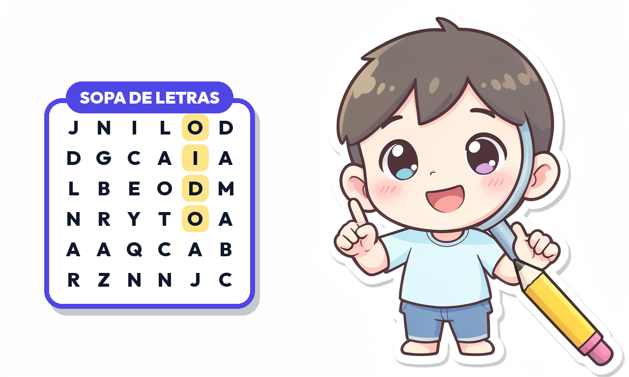 Sopa de Letras de Partes del Cuerpo para Imprimir (PDF Gratis)